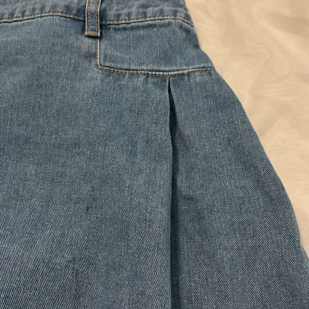 Cider jorts Jean shorts denim SZ 2X plus size baggy oversized light wash NWT - Picture 16 of 16
